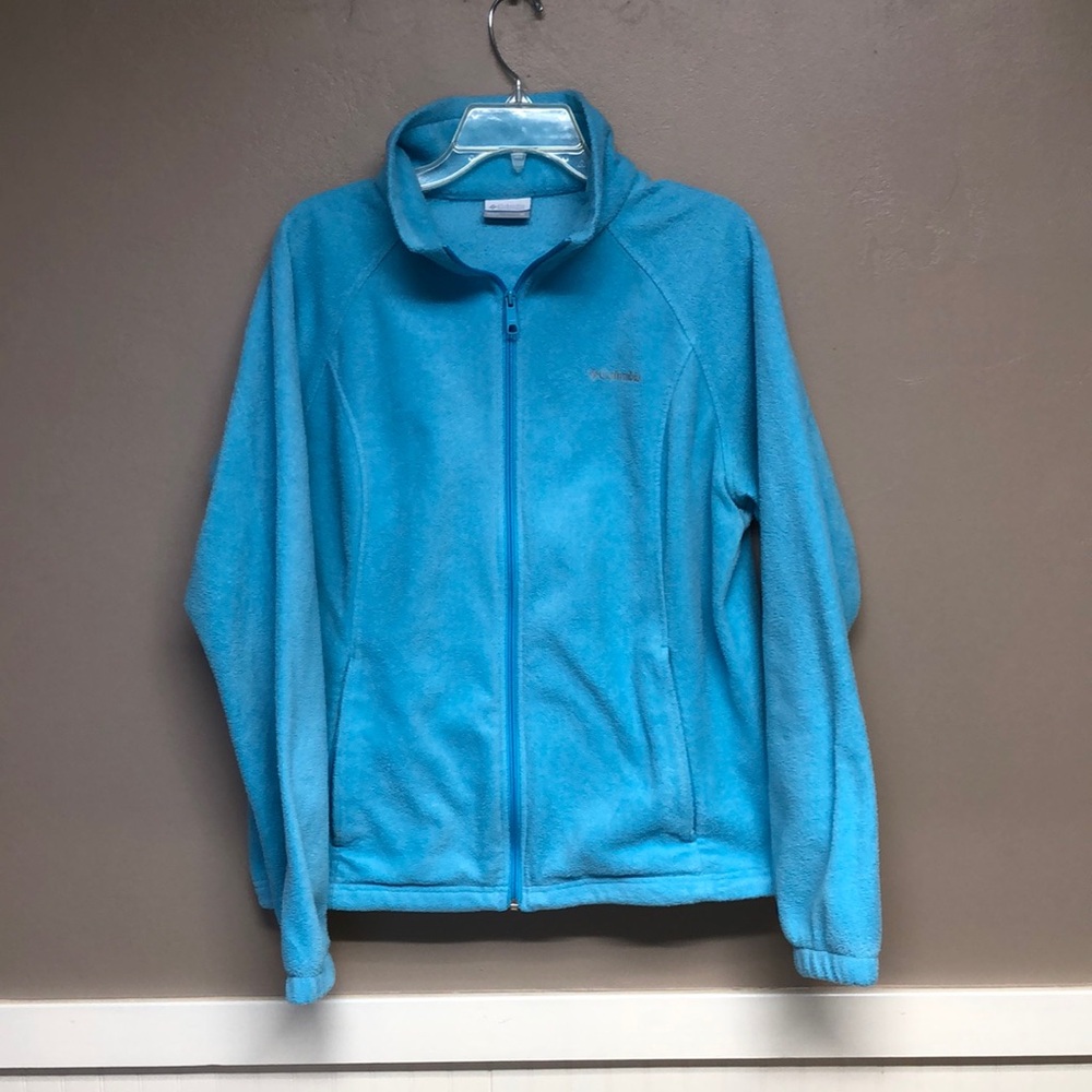 Columbia Turquoise Fleece Jacket